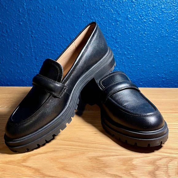 Madewell Bradley Lugsole Loafer Black Size 9 NEW - Picture 3 of 9